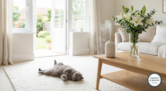 Maison qui sent bon avec un chat : Le secret de l'hygiène d'intérieur